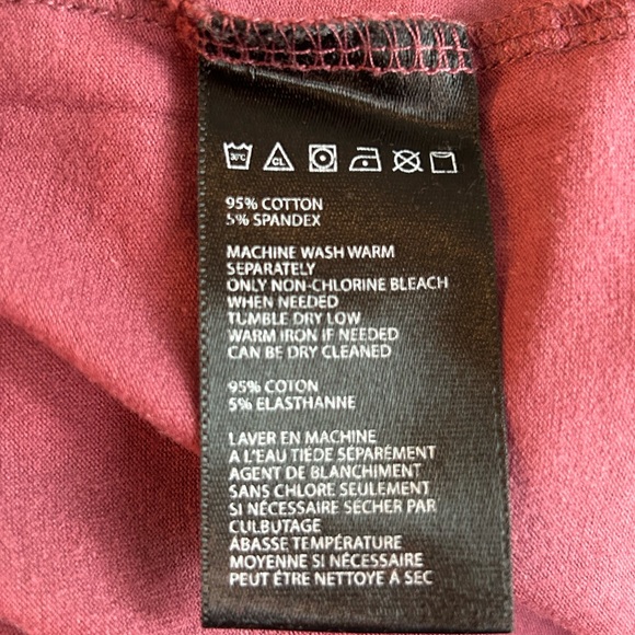 UO Silence + Noise Seamed Bodycon T-Shirt Dress in Burgundy. Women’s Large - Picture 10 of 10